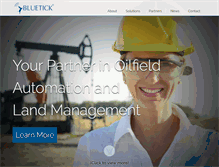 Tablet Screenshot of bluetickinc.com